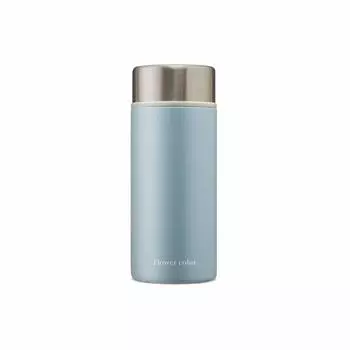 Iris Ohyama Water Bottle 350ml Vacuum Insulated 6 Hour Keep Cold Insulation Stainless Steel Mug Bottle Mug Bottle Stylish Lightweight Flower Color