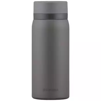 Кружка-винт Iris Ohyama Water Mug Vacuum Сохраняет воду в течение 6 Сохраняет тепло сверху сохраняет холодную снизу Большой носик для питья с выдающимся Сохраняет вкус Два серый