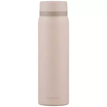Кружка-винт Iris Ohyama Water Mug Vacuum Сохраняет воду в течение 6 часов Сохраняет тепло сверху Сохраняет холод снизу Имеет большой носик для питья с отчетливым отверстием Сохраняет вкусный бежевый