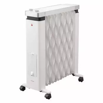 Iris Ohyama Wave Oil Heater Механическая вешалка для полотенец Белый