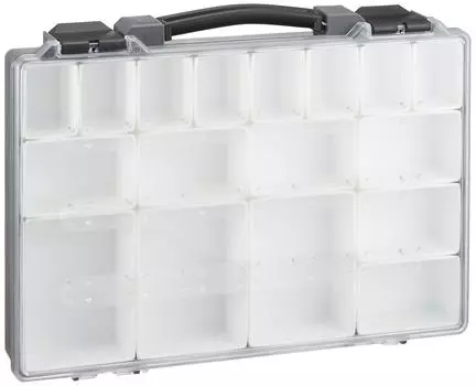 IRIS OHYAMA Ящик для инструментов, кейс для хранения принадлежностей, прозрачный ящик, разделитель деталей, серый PS-330 серый