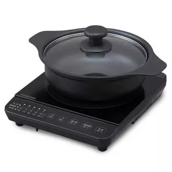 IRIS OYAMA IH COOKTOP 1000W POT SET IHKP T39220 B Черный