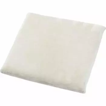 Iris Plaza Cushion Seat Cushion Memory Foam Molded Urethane Chewy Fluffy Smooth Velor Floor Cushion Seat Cushion Home Time Telework Light Gray