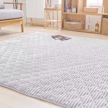 IRIS PLAZA Flannel rug 190 x 240 Ivory (without needles)