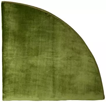 Iris Plaza Flannel Rug Round Green 1 piece 200200cm FNR-RCR-2020