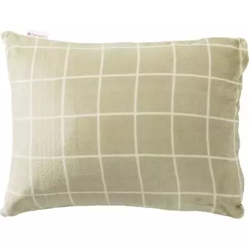 Iris Plaza fondan pillow cover grid Greige x Ivory FDPMP-4390
