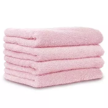 Iris Plaza Хлопок Сделано в Японии Мгновенное впитывание воды за 1 секунду Набор из 4 банных полотенец Для мужчин, так как они упругие на ощупь и позволяют тереть детские розовый