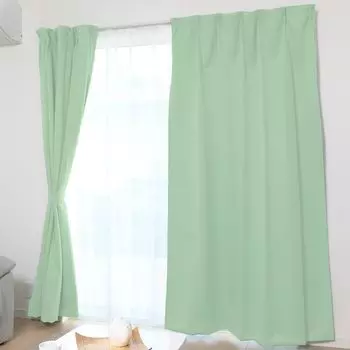 Iris Plaza Level 1 200cm UV Heat Machine for Living Rooms and Privacy 150cm Wide x 200cm Green Curtains, Blackout, Long, 85% Protection, зелёный