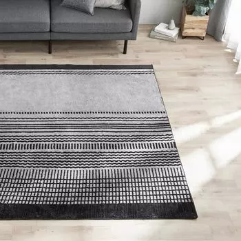 Iris Plaza Rug Carpet Tufted Rug Gray 185 x 240 Stylish Scandinavian ORG-TC1824