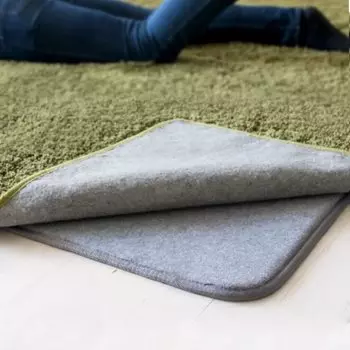 Iris Plaza Rug Pad Cushioning M Gray Width 175 x Depth 175 x Height Square M RGPD-M approx. approx. approx. 0.9cm 2)