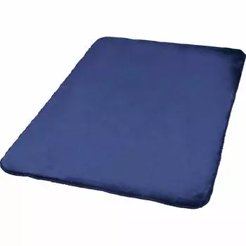 Iris Plaza Washable Memory Foam 200 x Comfortable and Navy Rug, Mite-proof, Soundproof, Flannel, 300cm, Fluffy, Non-Slip,