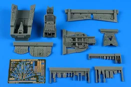 Iris Starfighter Cockpit Set Plastic Model Parts ARS2275 1/32 F-104C (for Italeri) (Airplane)