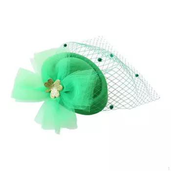 Ирландский фестиваль, празднование, шляпа-чародей, заколки для волос, уникальные булавки, головной убор Mesh Decor