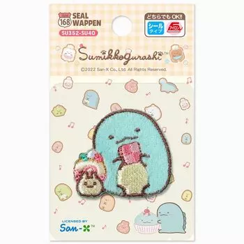 Iroha ism Sumikkogurashi Patch Lizard Nissemuri Ширина x Высота 3,7 см 3,4 см SU352-SU40