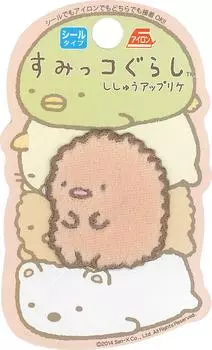 Irohaism Sumikko Gurashi Аппликация с вышивкой, 1 шт. Тонкацу SU300-SU04