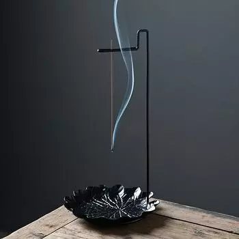 Iron Art Креативная Гостиная Книжная Полка Йога Декоративная Курильница Подвесная Перевернутая Подставка Для Благовоний