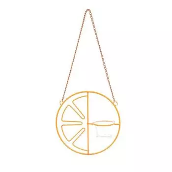 Iron Bird Feeder Durable Bird Feeding Dish Pet Supplies Bird Food Dispenser Garden оранжевый