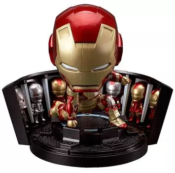 Iron Man 3 Nendoroid Iron Man Mark 42 Hero s Edition + набор Hall of Armor (Немасштабная подвижная фигура, окрашенная в АБС и ПВХ)