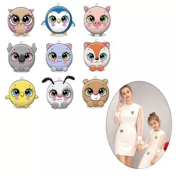 Железные нашивки для домашних животных, детская одежда, нашивки с животными, термопресс, аппликации, наклейки на одежду, толстовки «сделай сам», футболка, утюг на передаче