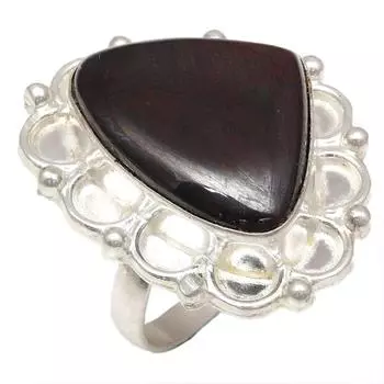 Iron Tiger S Eye Gemstone Handmade 925 Antique Silver Jewelry Rings 7.5