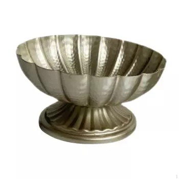 Iron Vase Flower Pot Elegant Arrangement Table Centerpiece for Wedding Ceremony Indoor 18x10cm