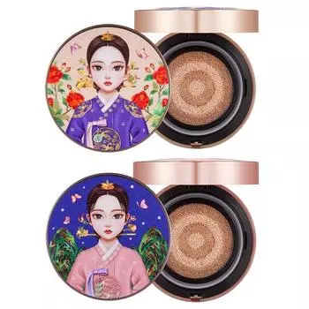Iron Wall Girl Cushion Season 14 Propolis Collagen Cushion Foundation Original 18g + Original 18g, 2 pcs, No. 21 Main Product, Medium Ver.1
