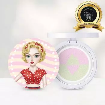 Iron Wall Girl Sun Cushion Season 3 Centella Asiatica Family Sun Cushion, 25g, 1 Piece, Pin-up Girl Sun Cushion Original Product