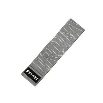 Ironwod Women s Hip Ring Knitting Yoga Elastic Band Thickened Non Slip Anti-Break Squat Tension Band Resistance Hip Grey