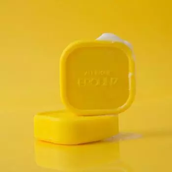 Irounji mildly acidic all-in-one bar solid shampoo shampoo bar face wash soap, lemon all-in-one bar, 1 piece, 95g