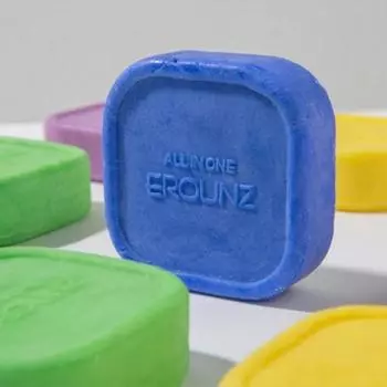 Irounji slightly acidic all-in-one bar solid shampoo shampoo bar face wash soap, 95g, 1 piece, aqua cooling all-in-one bar