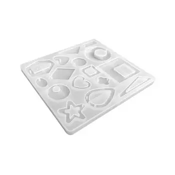 Irregular Earring Resin Molds Jewelry Casting Mold Star Heart Silicone Pendant Mould -Craft for -Women Earrings