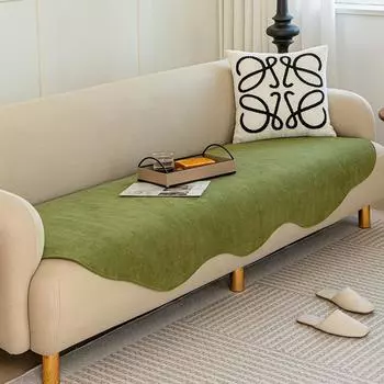 Диванная подушка неправильной формы, синель, Four Seasons, универсальная нескользящая, грязеотталкивающая, прямой ряд, чехол для дивана, ткань, легкая, роскошная, High Sense 70*70cm