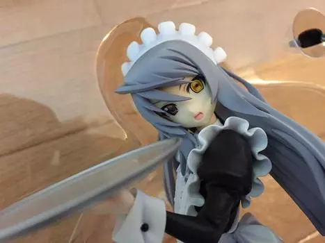 IS Infinite Stratos Laura Bodewig Maid Scale ПВХ окрашенный готовый Ver. (1/8 продукта)