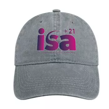 ISA + 21 - Международное общество женщин-пилотов Ковбойская шляпа с застежкой на спине, милые шляпы-буни, мужская кепка, женская