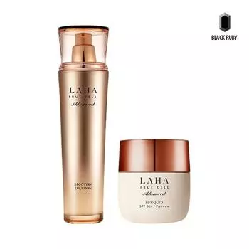 ISA KNOX Laha Trucell Advanced Recovery Emulsion 130ml + Sunquid 50ml