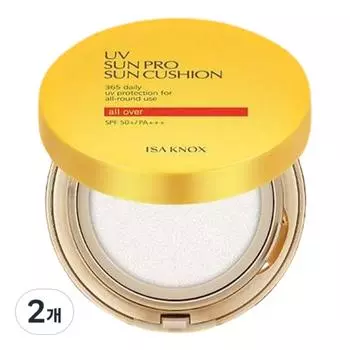 Isa Knox UV Sun Pro 365 All Over Big Sun Cushion SPF50+ PA+++, 23g, 2 pieces