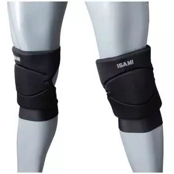 ISAMI Knee Guard Knee Support XL длина колена L-1103 (черный, (верх 35-50см, 20см)) чёрный