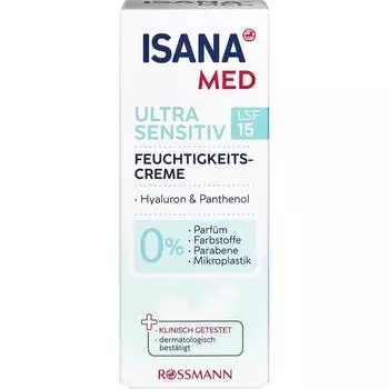 ISANA MED Moisture Cream Ultra Sensitive LSF 15, 50ml