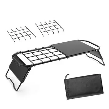 ISE MOUNT Mini Low System Kitchen для Solo Solo Длина Черный стол, Кемпинг, Встроенный Trive, Стол, Регулируемый, 52,5-72,5 см, чёрный