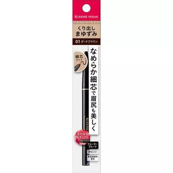 ISEHAN Kiss me ferme Smooth Touch Eyebrow 01 Темно-коричневый 0,1 г Макияж глаз Брови Ferrum Вытяните около 2 мм сердцевины и добавляйте волоски бровей по одному