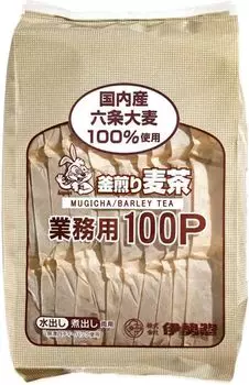Isesou Pot Roasted Barley Tea Commercial Use 100P 10g x 100P