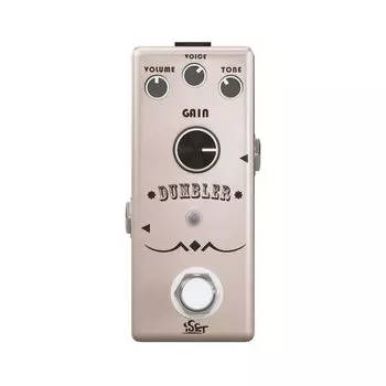 ISET Dumble Overdrive Pedal Analog Mini Single Guitar Effect для электрогитары, баса, True Bypass (Дамбл)