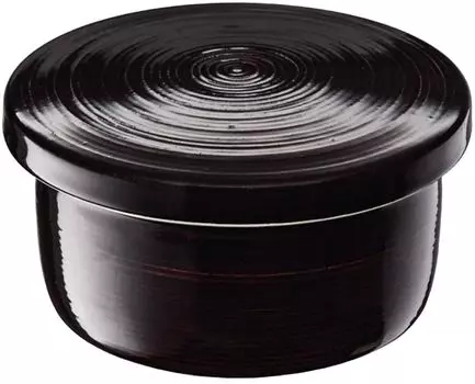 Ishigaki Ohitsu 2 чашки черный Kiwami микроволновая печь керамический контейнер для разогрева и хранения для использования в микроволновой печи керамический Ohitsu оставшийся рис для хранения в холодильнике чёрный