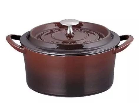 Ishigaki Sangyo Bon Bonaire Cocotte 9cm Brown Iron Casting China ABVB503 коричневый