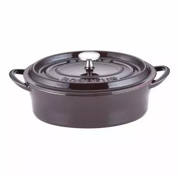 Ishigaki Sangyo Bon Bonaire Cocotte Oval 26 см баклажановый чугунный литой Китай ABVB908