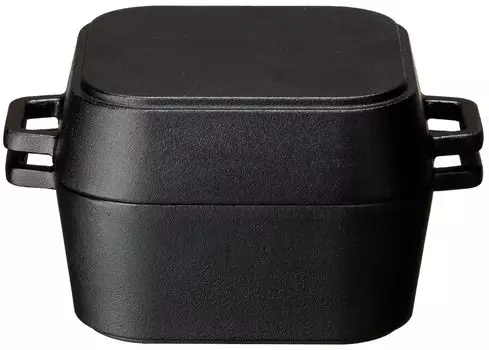 Ishigaki Sangyo Ishigaki Чугунное литье Ширина x Глубина x Высота 10 м Емкость корпуса 600 мл Совместимо с IH Delish Life COLO Square Dutch Outdoor чёрный