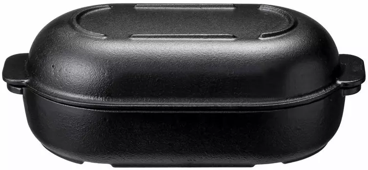 Ishigaki Sangyo Ishigaki DL Чугунная кастрюля с керамическим шариком 4495 чёрный