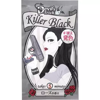 Ishizawa Queensquiss Devil s Trick Killer Black 25 г Другие для черных волос Окрашивание черных волос Для использования: Тщательно расчешите сухие волосы и нанесите необходимое количество средства.. Применить ge
