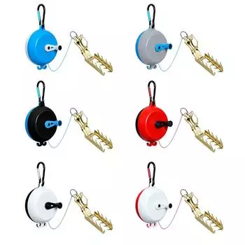 Искатель застрявшей рыбы с 30-метровой леской, инструмент для восстановления снастей, рыболовные принадлежности Blue Black