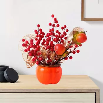 Искусственная цветочная композиция для празднования китайского года мандариновый